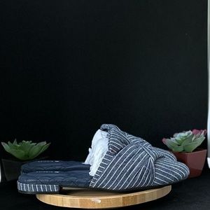 Birdies The Songbird Navy Stripe- New in box